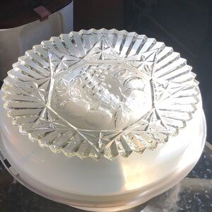 Vintage Federal Glass Decorative Plate